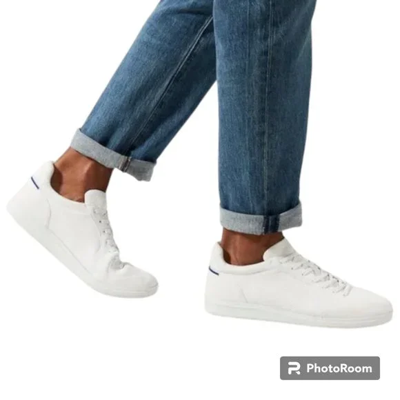 Rothy's RS01 The Sneaker Bright White NWOB Men's sz 10 - Picture 2 of 11